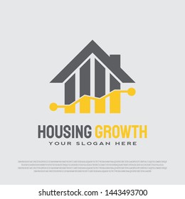 Housing logo. home vector logo design. architecture. building and construction. house repairs. illustration element