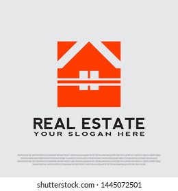 Housing logo. home vector logo design. architecture. building and construction. house repairs. illustration element
