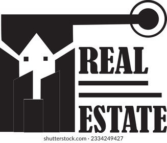 logotipo de vivienda así como claves, vector, para empresas inmobiliarias