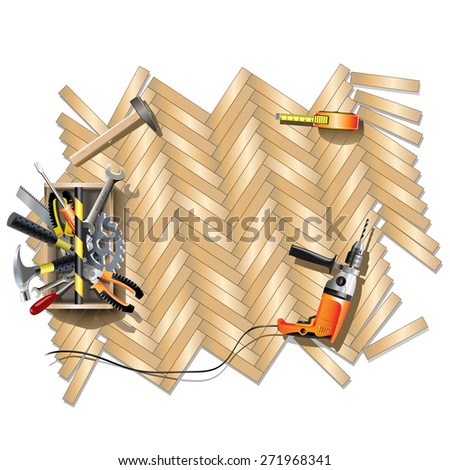 Housing Repair Frame with Toolbox