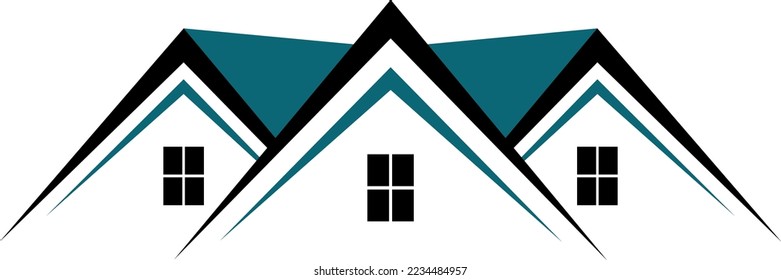 Housing Roofing Construction logo layout - (Editable file) Vector Illustration