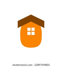 Housing and roofing logo for real estate purpose