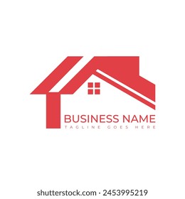 Housing sales logo vector image. Real estate or housing logo in simple and modern shape