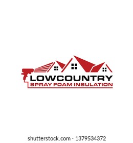 housing and sprayers logo combination
