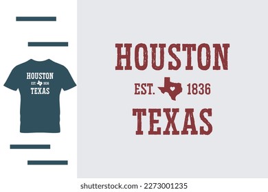 Houston city lover t shirt design