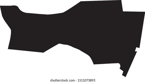 houston County map in Tennessee state