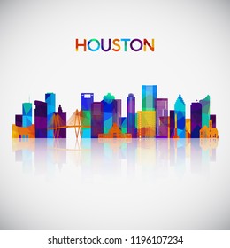 Vector Houston Skyline Silhouettes  Houston skyline, Skyline silhouette,  City skyline silhouette