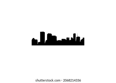 Houston Skyline Vector Art EPS