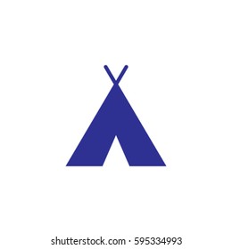 Hovel icon, hut vector illustration
