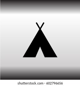 Hovel icon, hut vector illustration