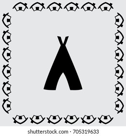 Hovel icon, hut vector illustration