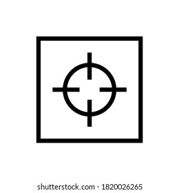Hover verwandte Symbole im Hintergrund für Grafik und Web Design. Symbol des kreativen Konzepts von Web- oder mobilen App-Anwendungen. Die Kunst des Schießens.