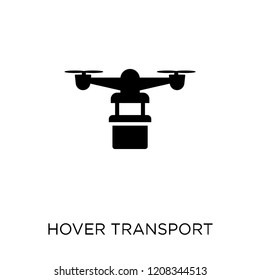 Hover transport icon. Hover transport symbol design from Future technology collection.