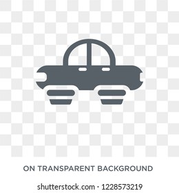 Hover transport icon.Trendy flat vector Hover transport icon on transparent background from Artificial Intelligence, Future Technology collection. High quality filled Hover transport symbol use for we