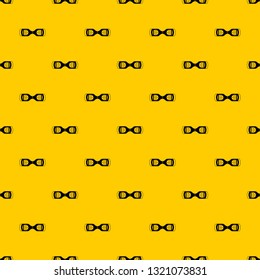 Hoverboard gyro pod top view pattern seamless vector repeat geometric yellow for any design