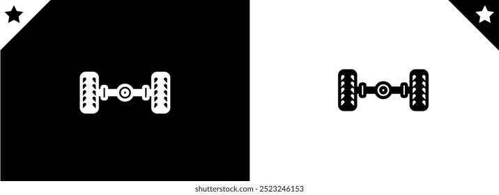 Hoverboard icon. balancing scooter sign. Vector illustration