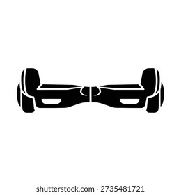 Hoverboard icon silhouette vector illustration