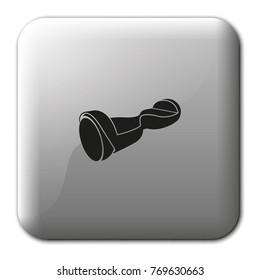 Hoverboard illustration. Electric scooter flat vector icon.