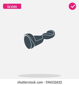 Hoverboard illustration. Electric scooter icon.