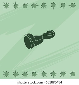 Hoverboard illustration. Electric scooter icon.