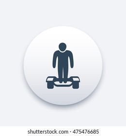 hoverboard vector icon
