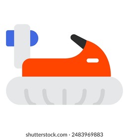 Hovercraft icon for web, app, infographic, etc