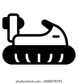 Hovercraft icon for web, app, infographic, etc