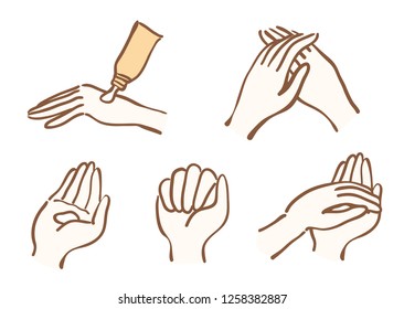 Cómo aplicar la crema de mano