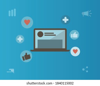 how to boost post to gain more likes and followed vector