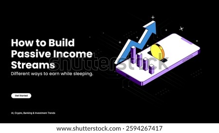 How to Build Passive Income Streams – Wealth Creation Illustrated with Money Flow, Investment Ideas, and Financial Freedom Concepts | Business and Finance Vector Design