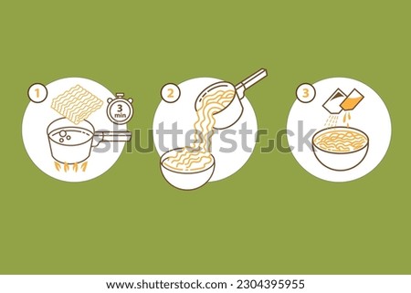 Similar – Image, Stock Photo Process of cooking delicious mousse desserts