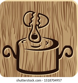 How to cook vector illustration icons