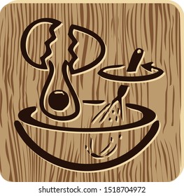 How to cook vector illustration icons