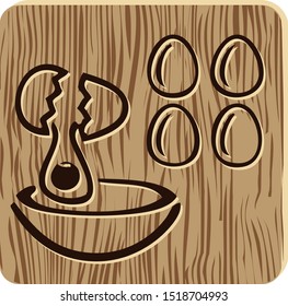 How to cook vector illustration icons