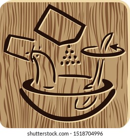 How to cook vector illustration icons