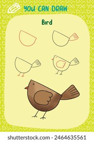 how draw animal, drawing simple animal worksheet for kids