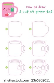 How to draw cup