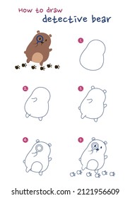 How to draw detective