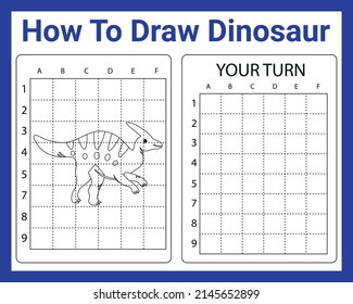 How To Draw Dinosaur For kids