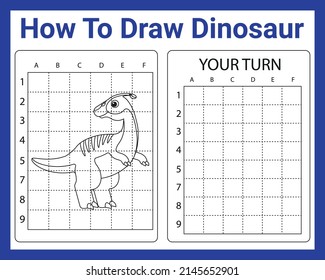 How To Draw Dinosaur For kids