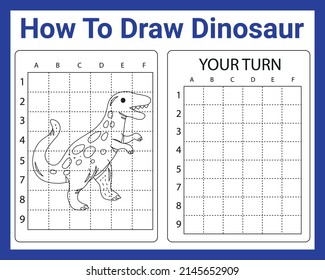 How To Draw Dinosaur For kids