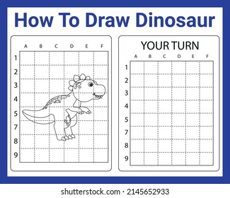 How To Draw Dinosaur For kids