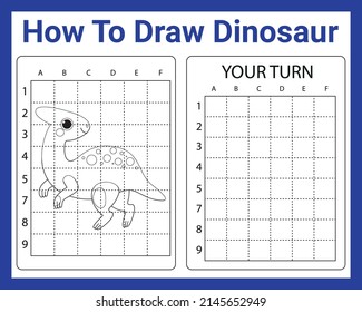 How To Draw Dinosaur For kids