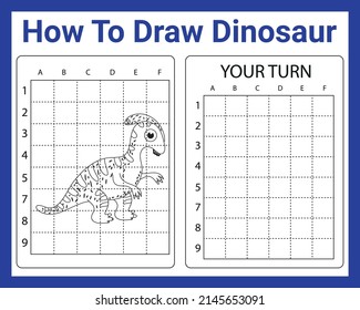 How To Draw Dinosaur For kids