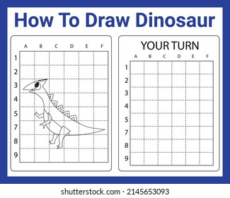 How To Draw Dinosaur For kids