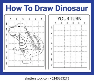 How To Draw Dinosaur For kids