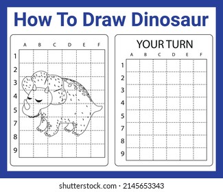 How To Draw Dinosaur For kids