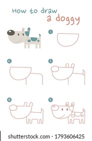 Easy Dog Drawings High Res Stock Images Shutterstock