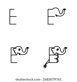 So zeichnen Sie einen Elefanten einfach Schritt für Schritt Zeichnen Tutorial für Kinder
