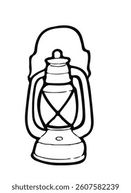 How to Draw an Old Lamp